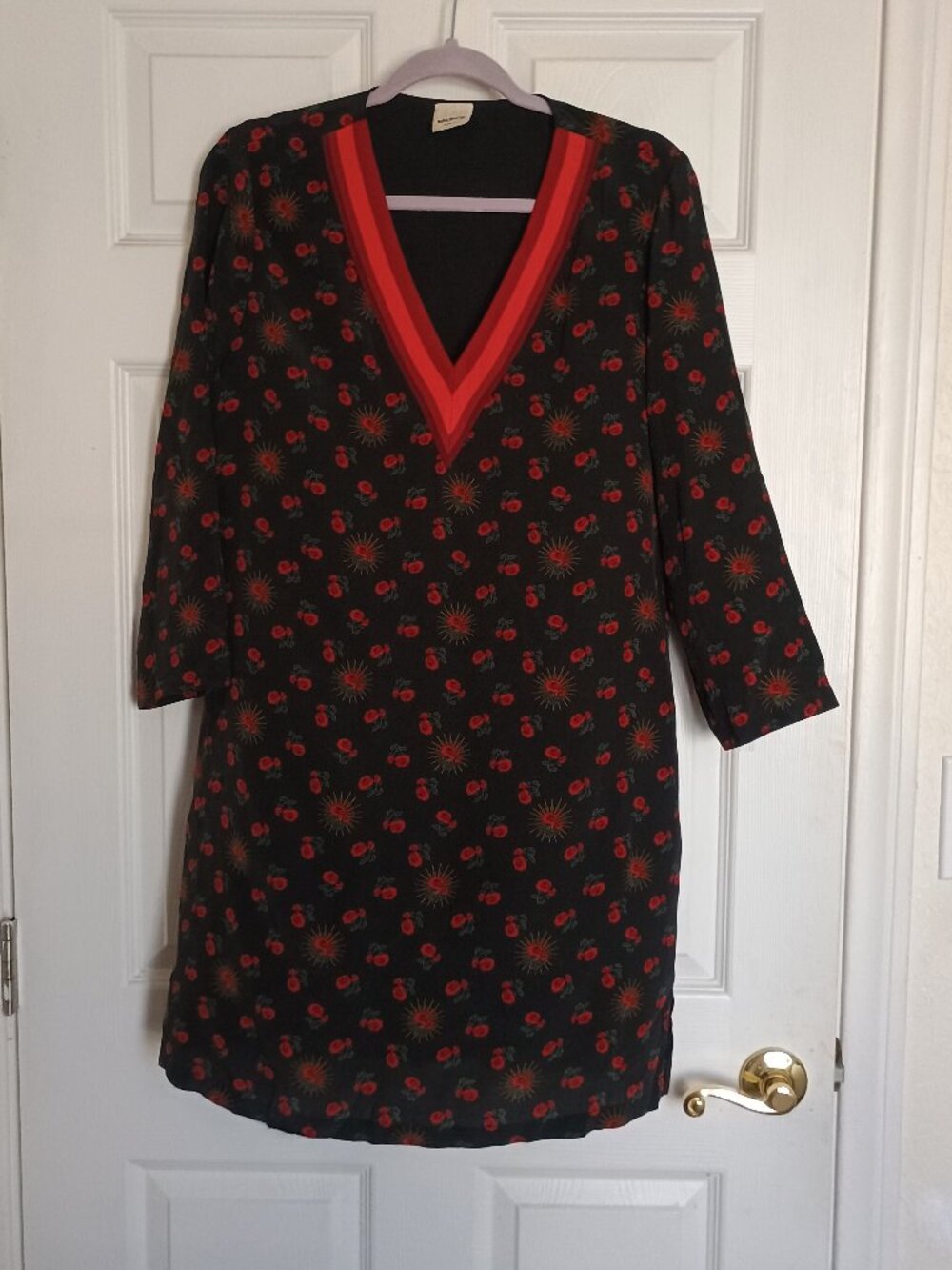 EUC Baldwin Kansas City V-Neck Floral Print Dress **Read Listing**